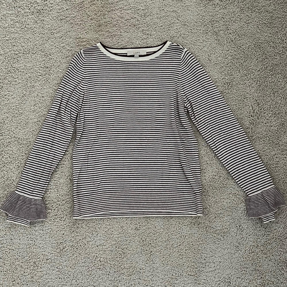 Loft striped sweater